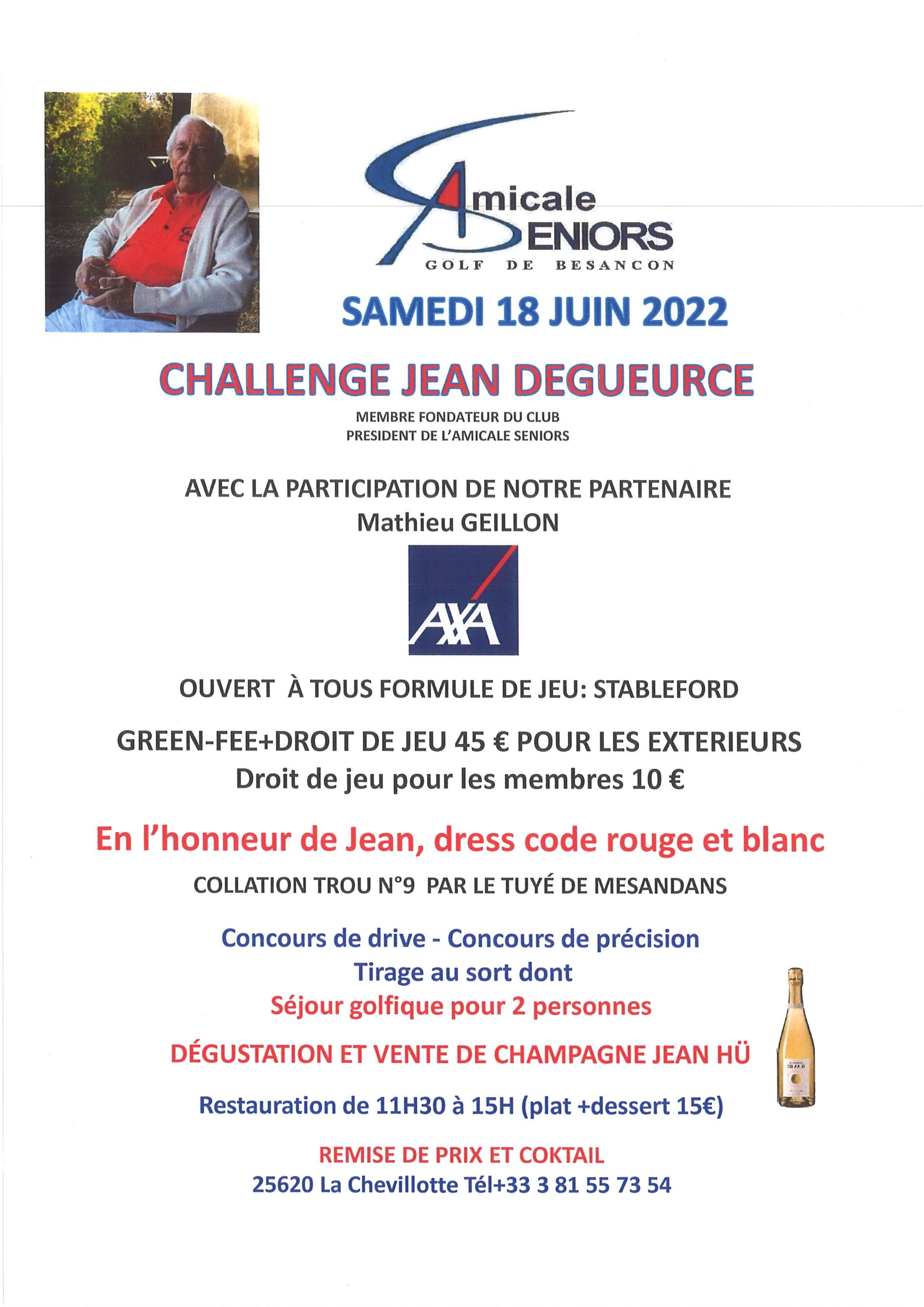 CHALLENGE JEAN DEGUEURCE